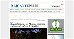 Desktop Screenshot of alicantepress.com